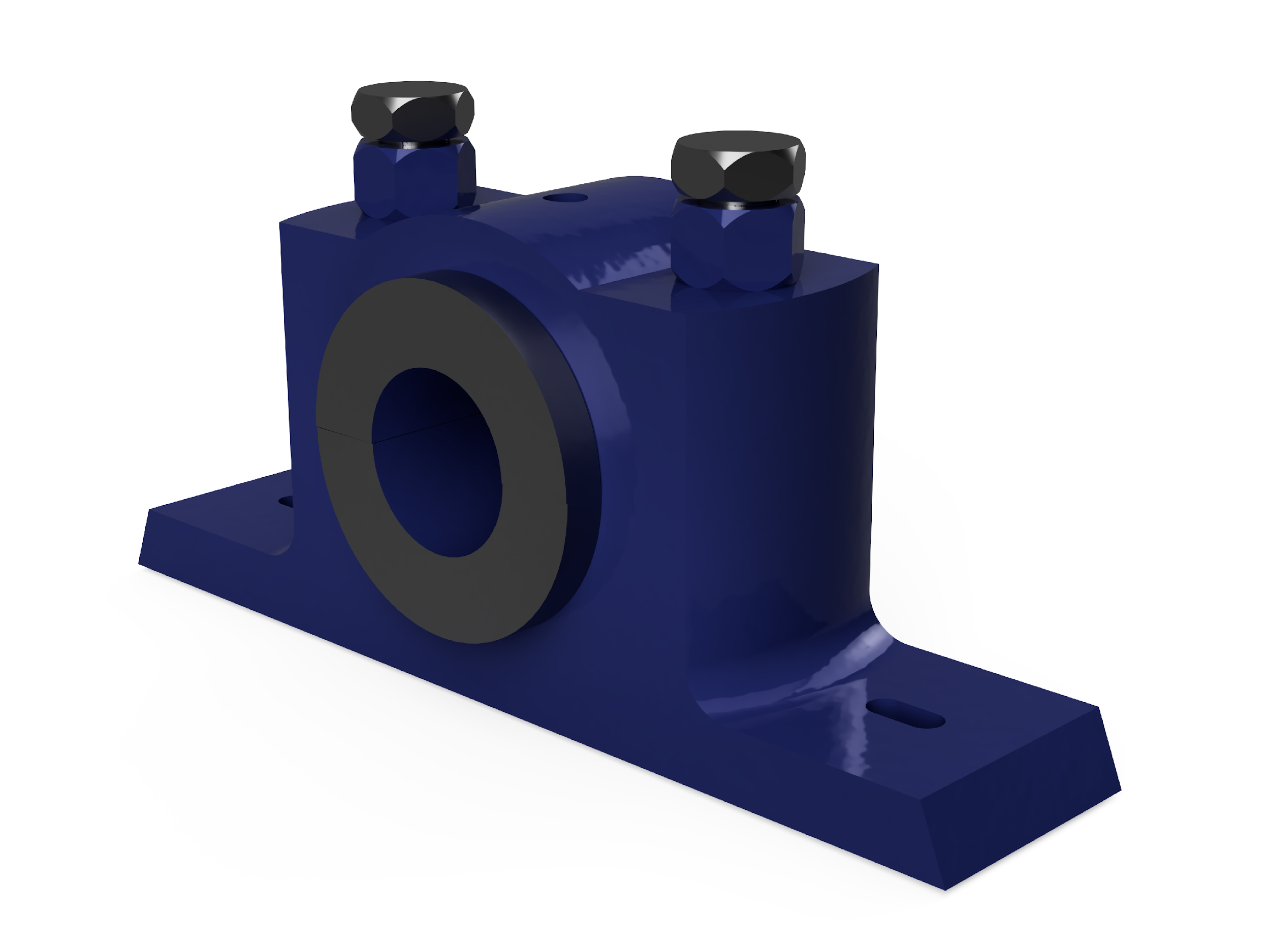 Plumber block bearing housing