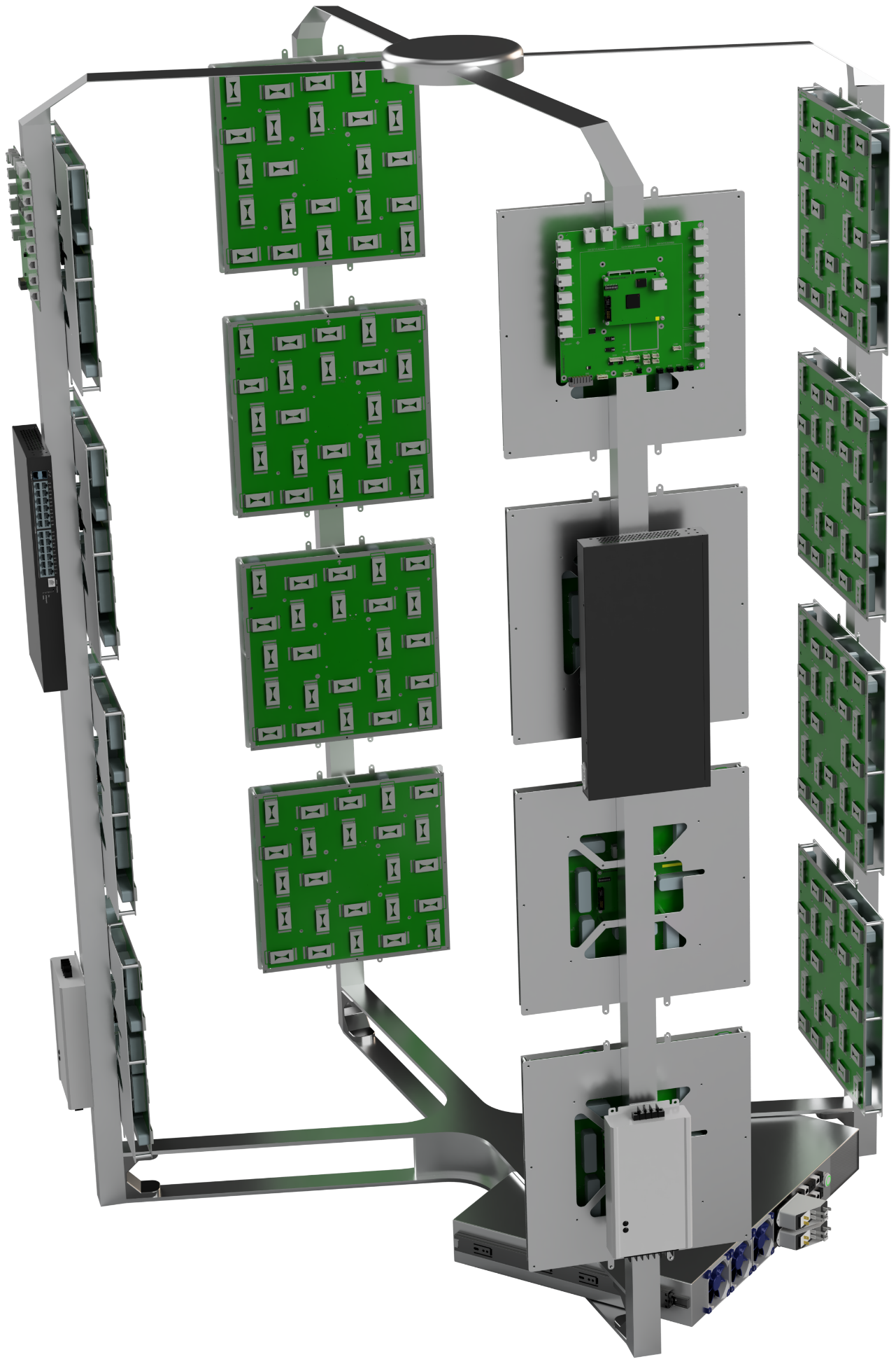 QPW500 endoskeleton isometric render