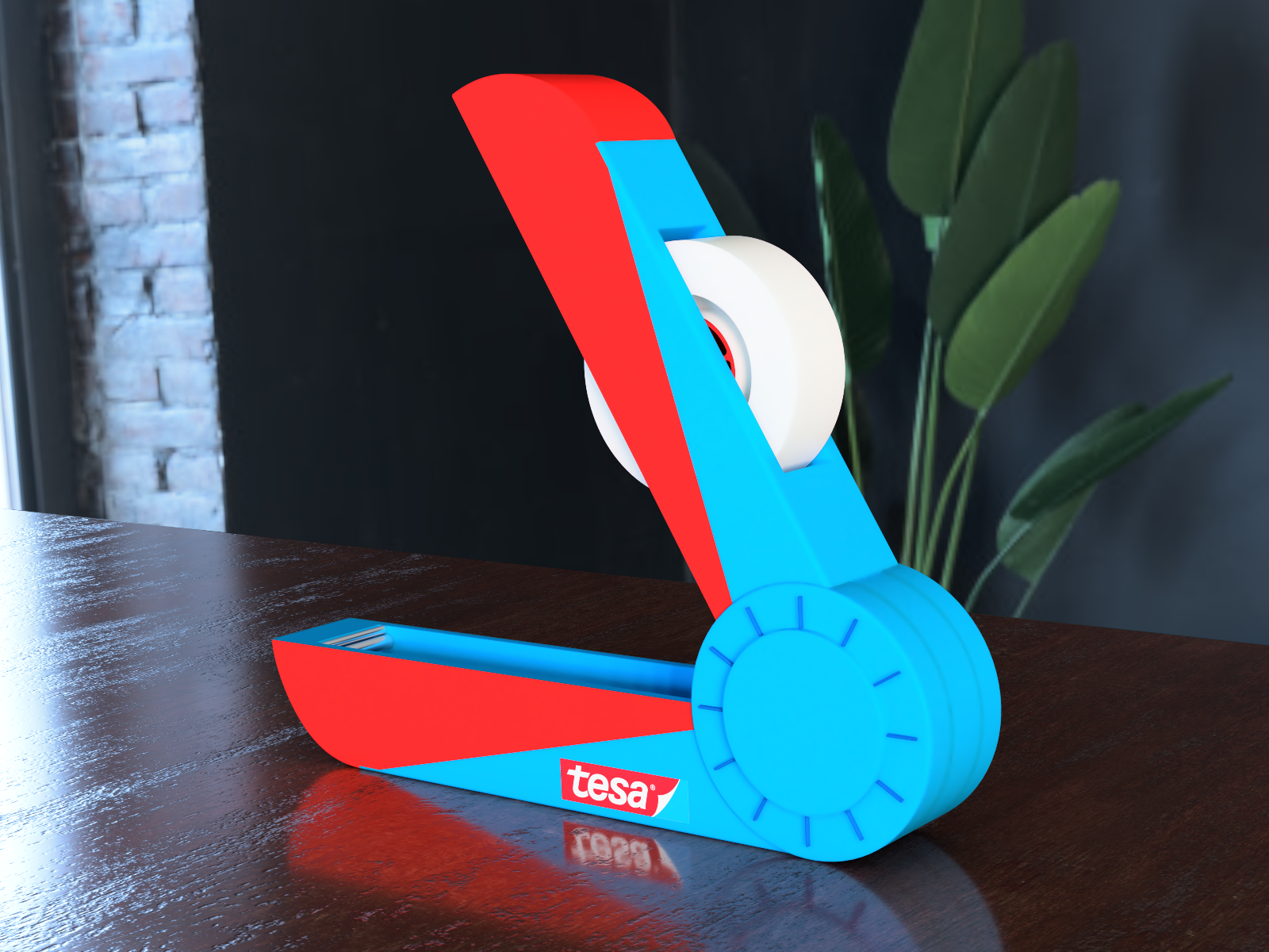 Flick Flack dispenser in a dark interior